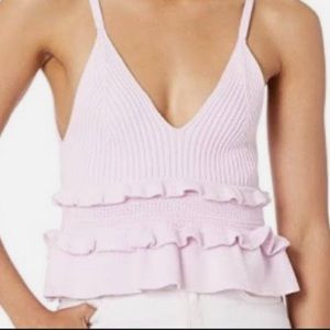 BCBGeneration pink sweater tank